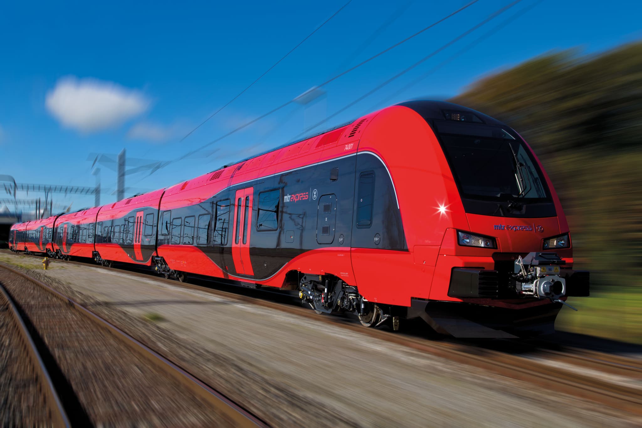 Multilit Train Electric Low-Floor Multiple Unit FLIRT for MTR Express | Stadler